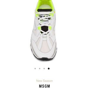 MSGM ATTACK SNEAKERS SIZE 38